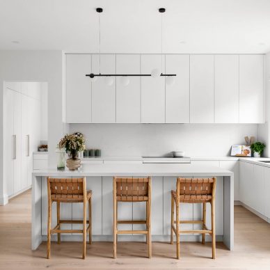 Minimalistic Kitchen Renovation Home Interior Design Camberwell North Engineered Floorboards Butlers Pantry Laundry