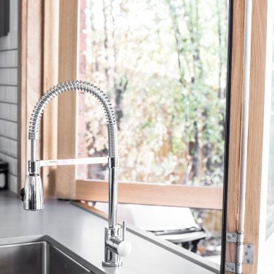 Kitchen Servery Window in Diamond Creek