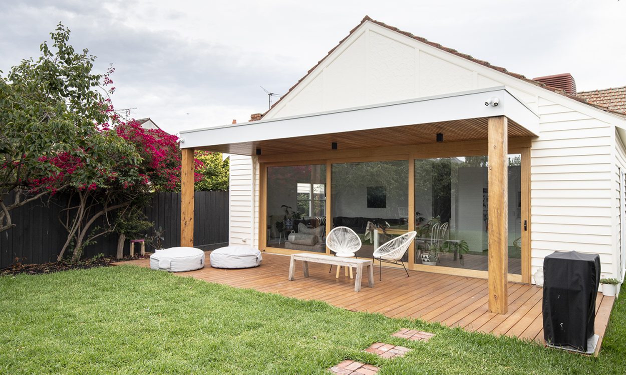 Outdoor Living Renovation in Melbourne by M.J. Harris