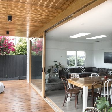 Timber Sliding Stacker Doors in Melbourne